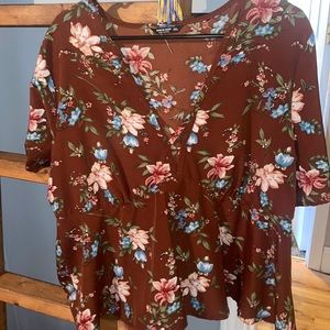 Boho top plus size